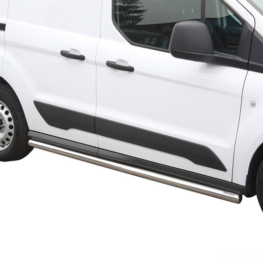 Stahl Seitenschweller Schwellerrohre für Ford Connect 2014-2021 Silber L1 Kurzer OMAC DE