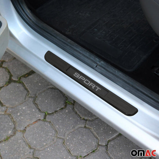 Einstiegsleisten Türschweller für Citroen C3 2002-2009 Chrom Gebürstet Dunkel 4x OMAC DE
