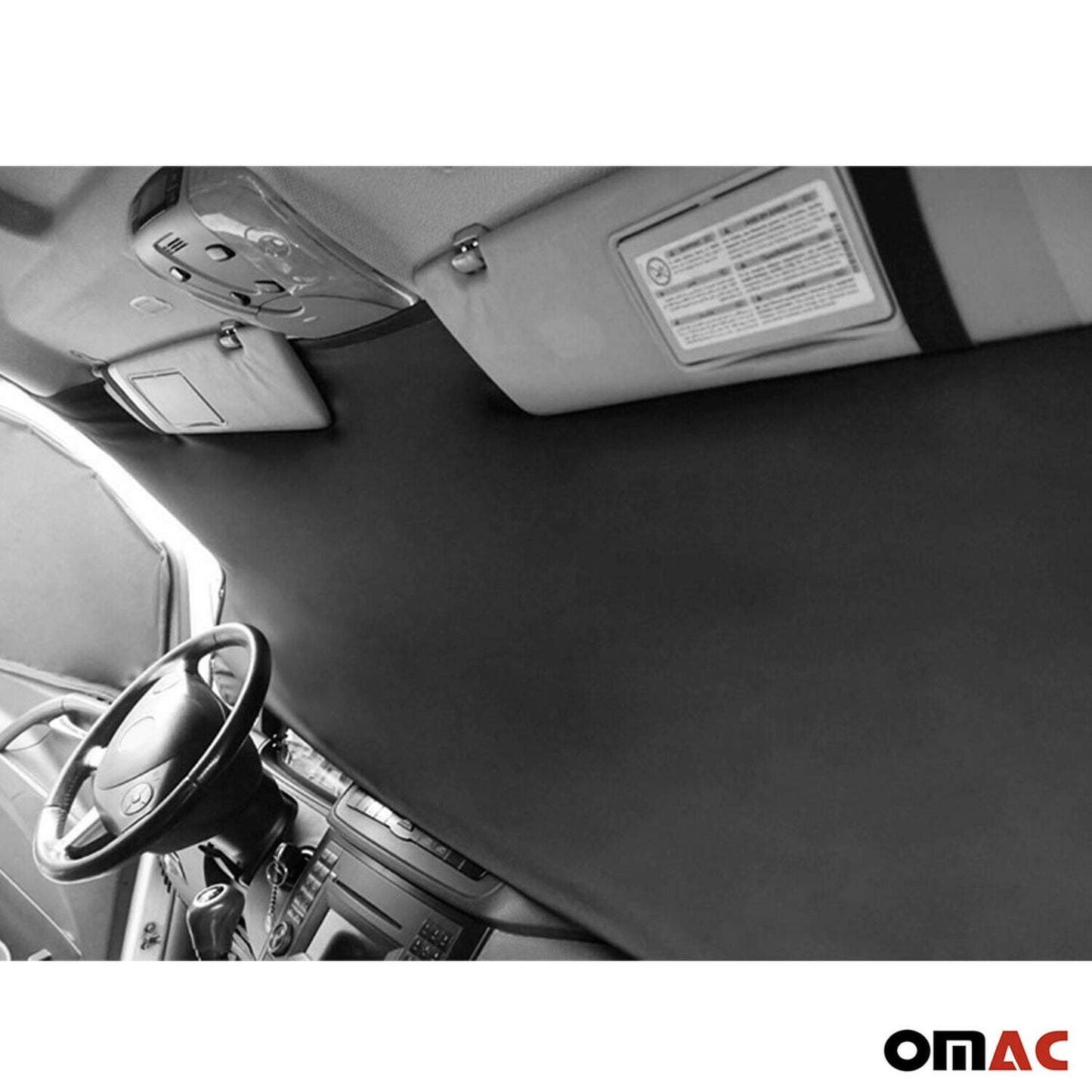 Magnetisch Vorhänge Auto für Ford Transit Tourneo Custom 2023-2025 Schwarz OMAC DE