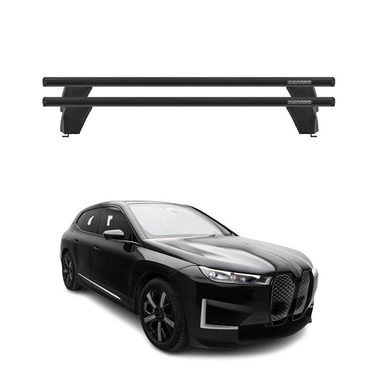 Menabo Dachträger Grundträger für BMW iX I20 2021-2025 Querträger ABE Alu Noir OMAC DE