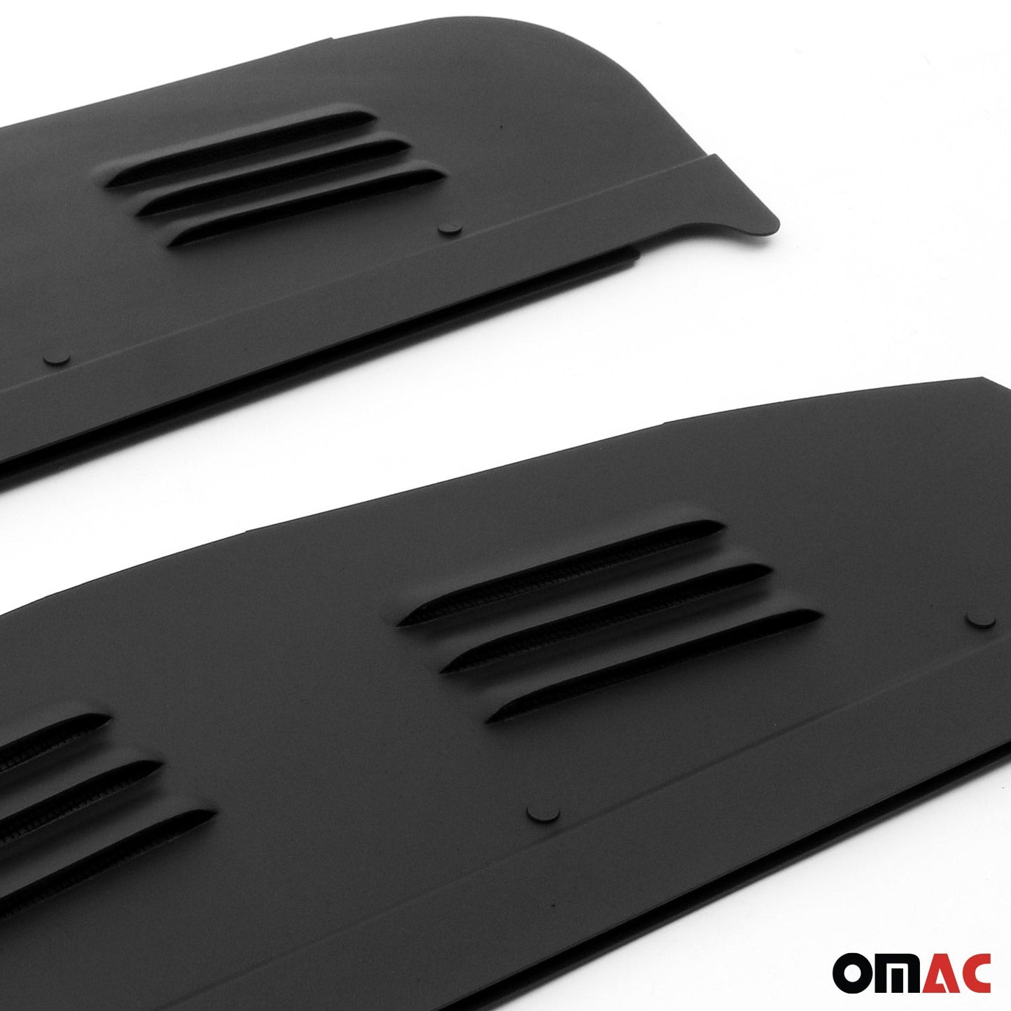 Lüftungsgitter Be & Entlüftung für Renault Trafic 3 2014-2024 Alu Schwarz 2x OMAC DE
