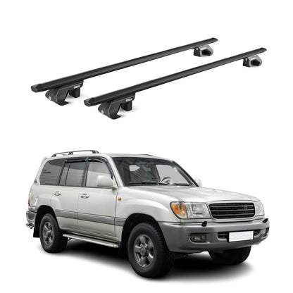 Dachträger für Toyota Land Cruiser 90 120 1996-2009 5 tür 90kg Alu ABE Schwarz OMAC DE