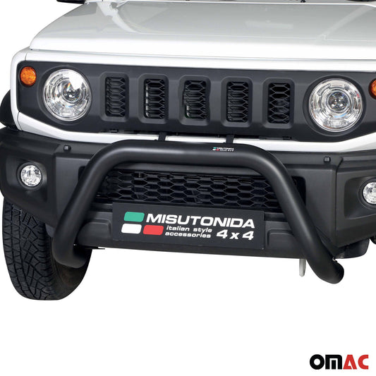 Frontbügel Frontschutzbügel für Suzuki Jimny 2018-2025 ø76mm Stahl Schwarz OMAC DE