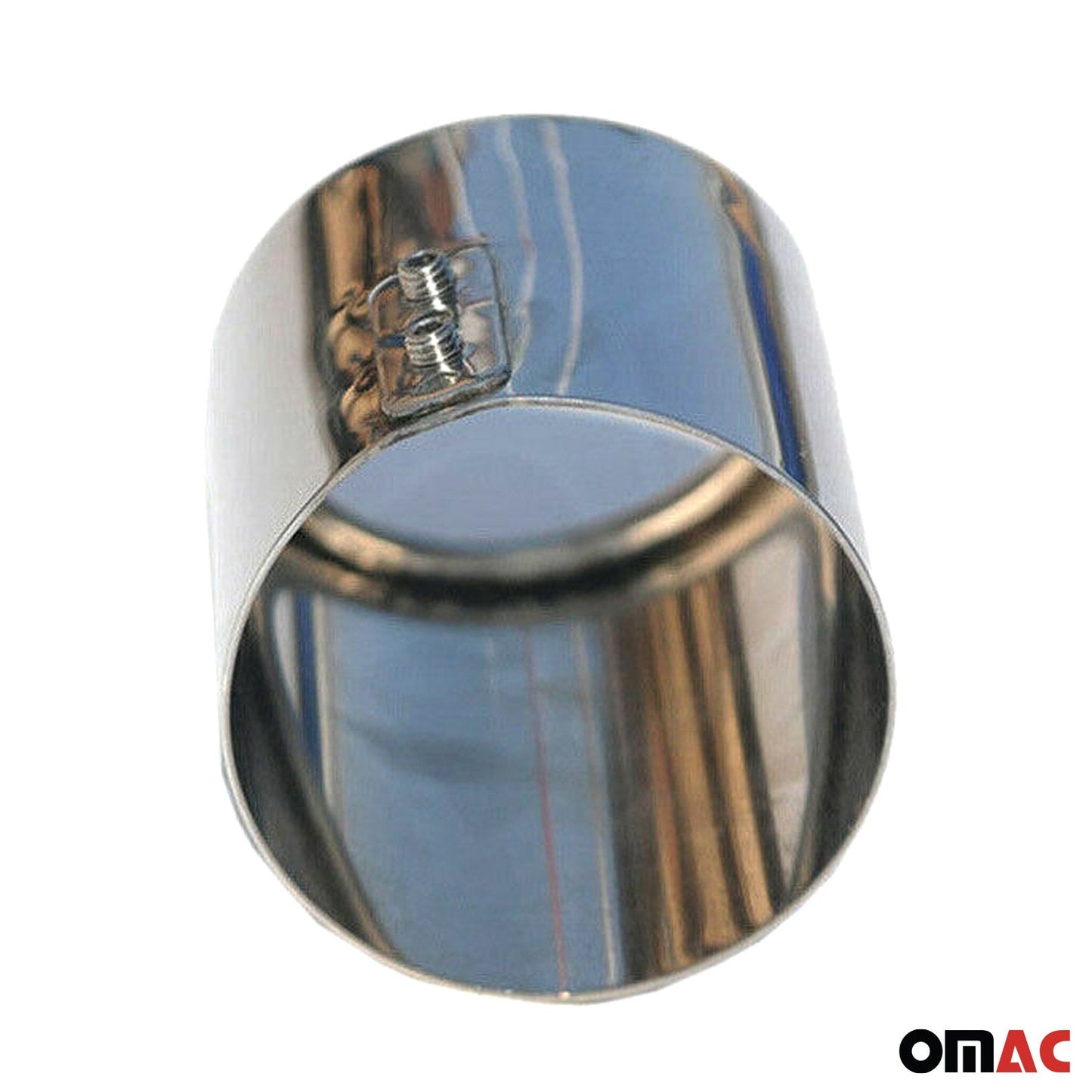 Auspuffblende Endrohr für Mercedes E Klasse 1993-2025 Edelstahl Chrom 60mm 2tlg OMAC DE