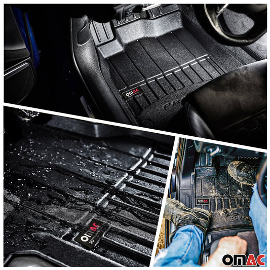 OMAC Fußmatten & Kofferraumwanne Set für Audi A4 B9 Limo 2015-2025 Gummi 5x OMAC DE