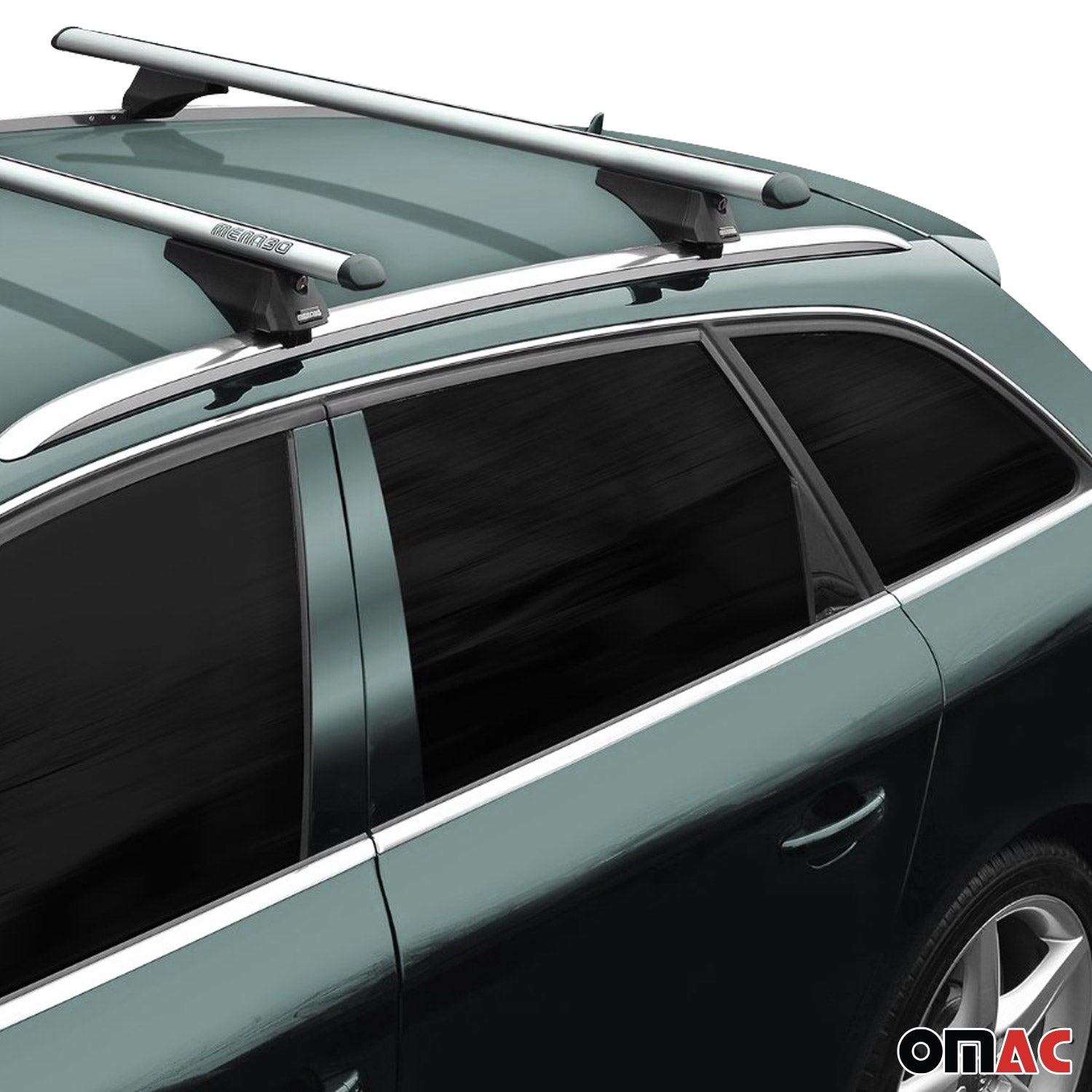 2024-2025 BMW X3 (G45) Menabo Grundträger Dachträger Alu Silber 2 tlg OMAC DE