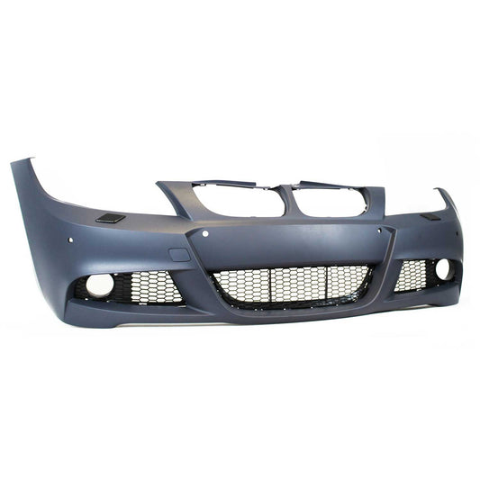 JOM Frontstoßstange für BMW E90 / E91 2005-2008 PDC + SRA Schwarz OMAC DE