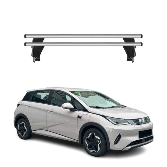 Menabo Dachträger Grundträger für BYD Dolphin 2023-2025 Alu Grau 2tlg OMAC DE