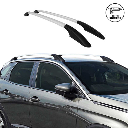 Aluminium Dachreling Relingträger für Honda CR-V V 2020-2022 Silber 2x OMAC DE