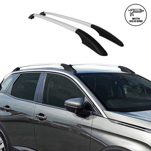 Aluminium Dachreling Relingträger für Honda CR-V V 2020-2022 Silber 2x OMAC DE