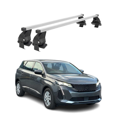 Menabo Dachträger Grundträger für Peugeot 5008 II Facelift 2020-24 Stahl Grau 2x OMAC DE