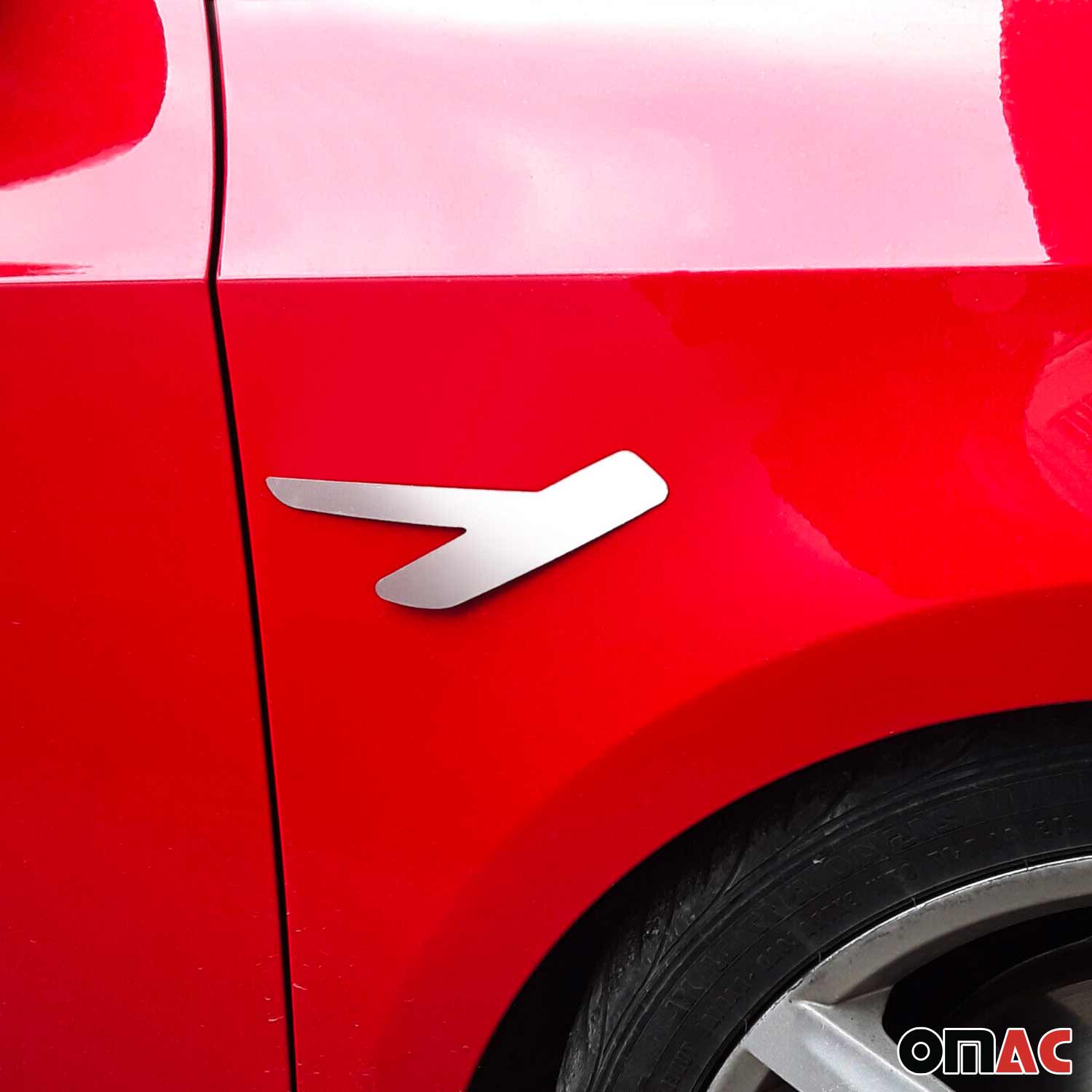 Seitentürleiste Türleisten Türschutzleiste für Seat Leon 3 2012-2020 Chrom 2x OMAC DE