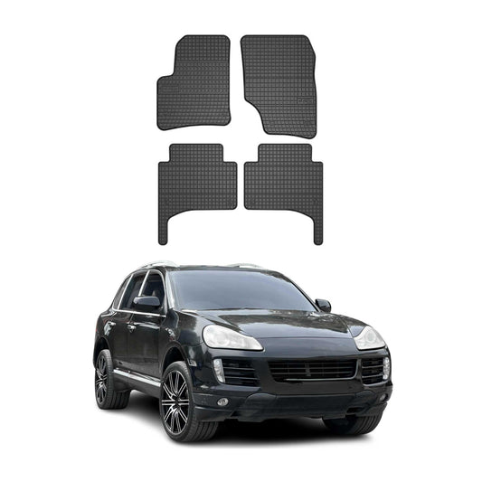 2002-2007 Porsche Cayenne Fußmatten TPE Schwarz 4 tlg OMAC DE