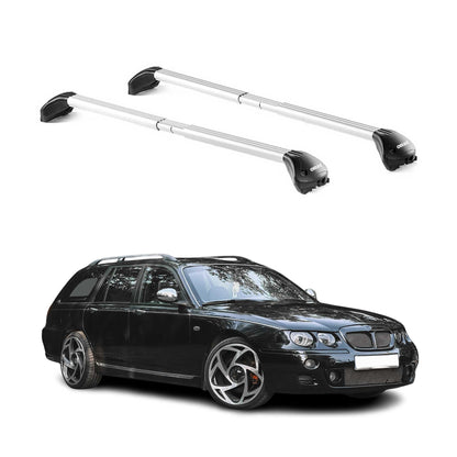 Dachträger Grundtäger für MG ZT-T Kombi 2002-2005 5 tür 100kg Alu Silber 2x ABE OMAC DE
