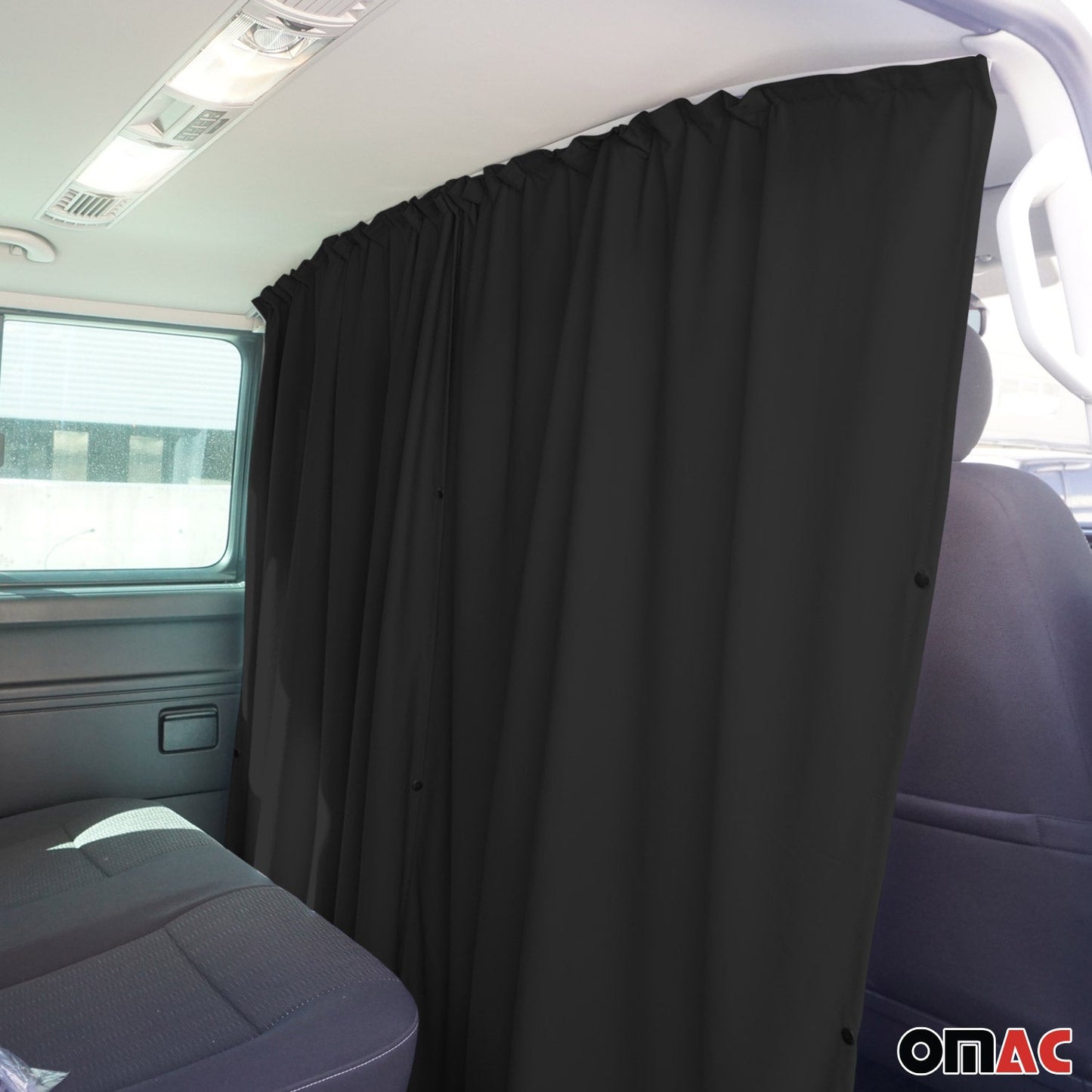 Autogardinen Fahrerhaus Maß Gardinen Camping Sonnenschutz Schwarz 130x180 OMAC DE