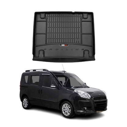 OMAC Gummi Kofferraumwanne für Fiat Doblo 2010-2021 TPE Laderaumwanne Schwarz OMAC DE