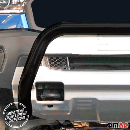 Frontbügel Frontschutzbügel für Honda CR-V 2012-2015 ø76mm Stahl Schwarz Schutz OMAC DE