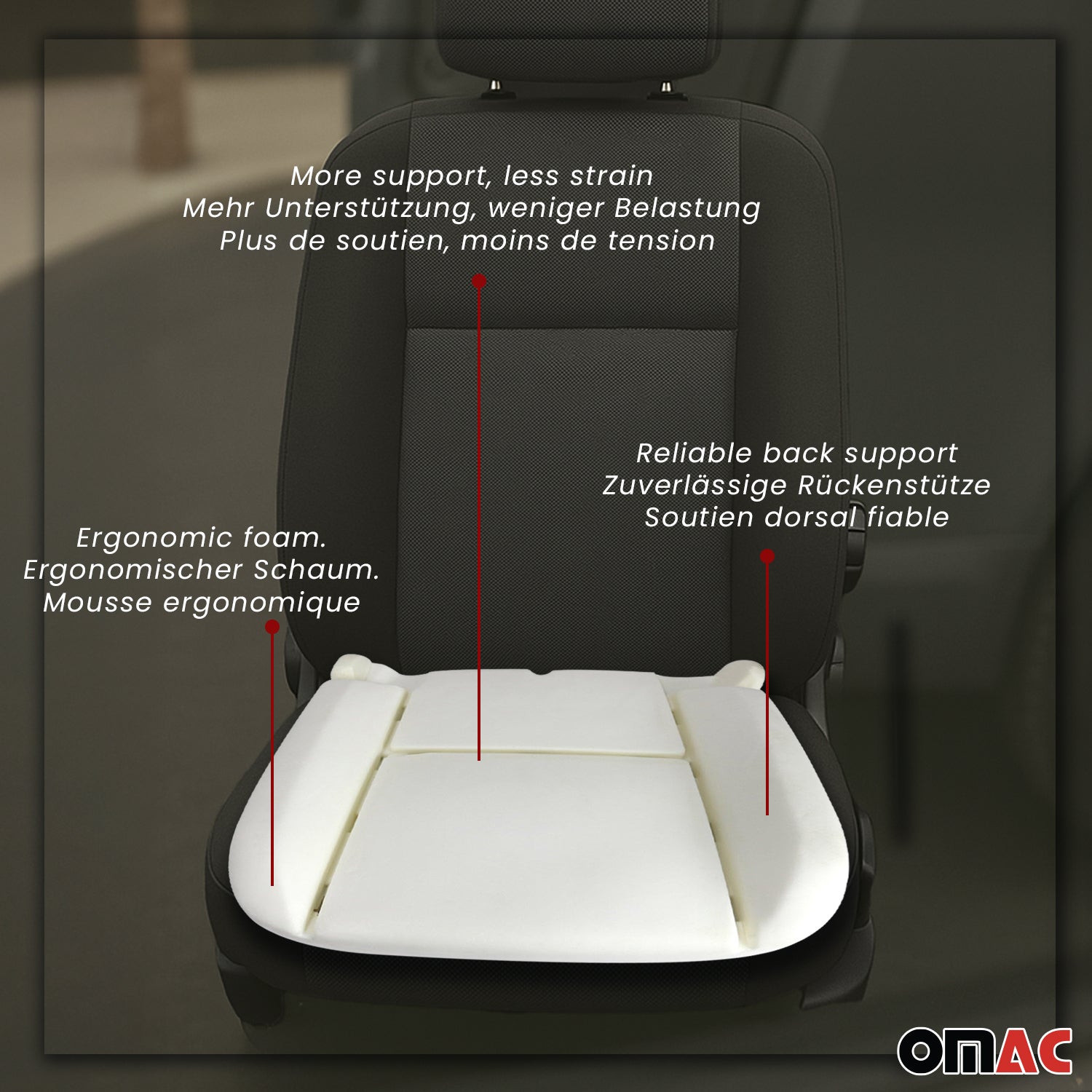 Sitzpolster Auto Schaumstoff Schaumpolster für Toyota Proace 2013-16 Sandfarben OMAC DE