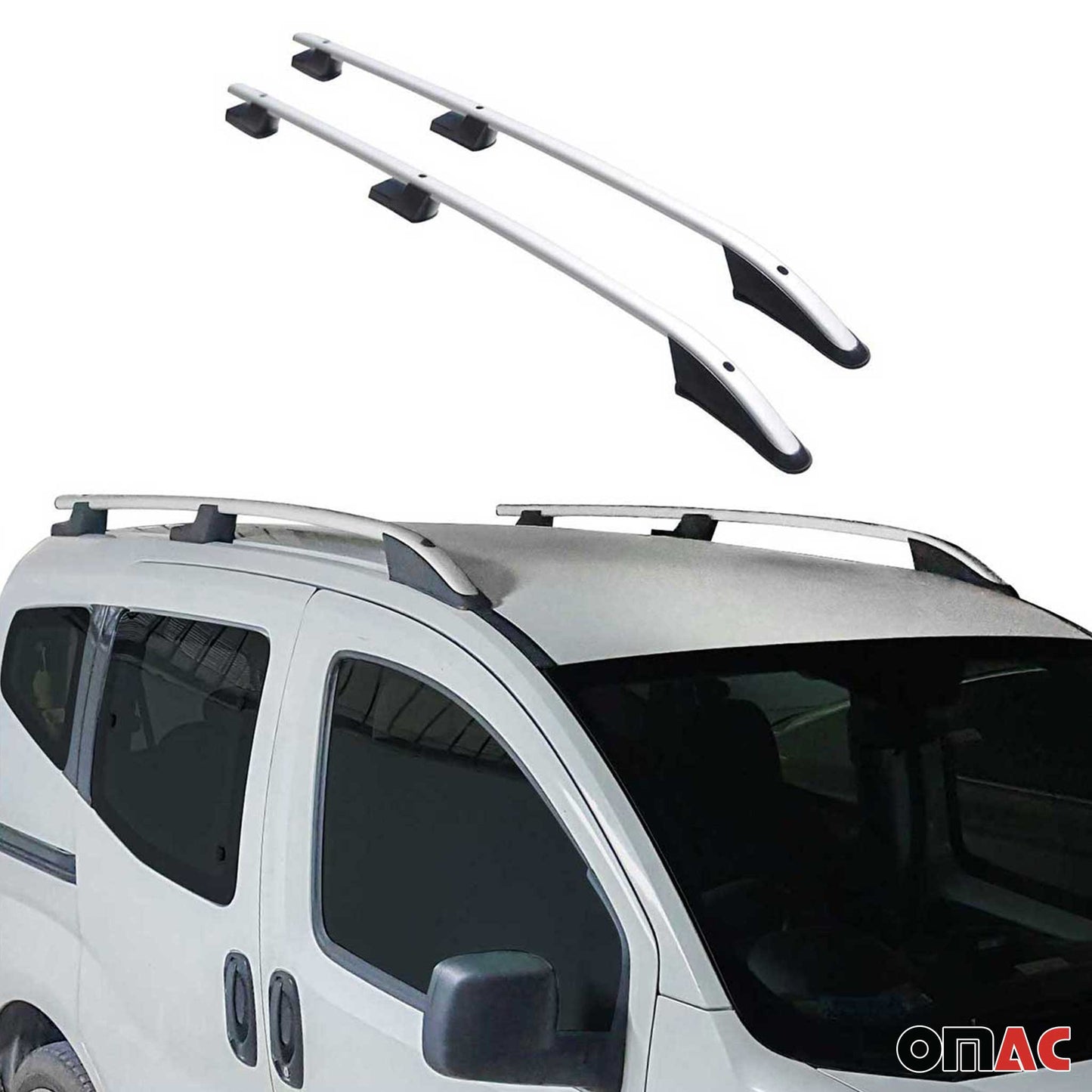 Dachreling Relingträger Aluminium für Ford Ranger PK 2022-2025 Alu Silber OMAC DE