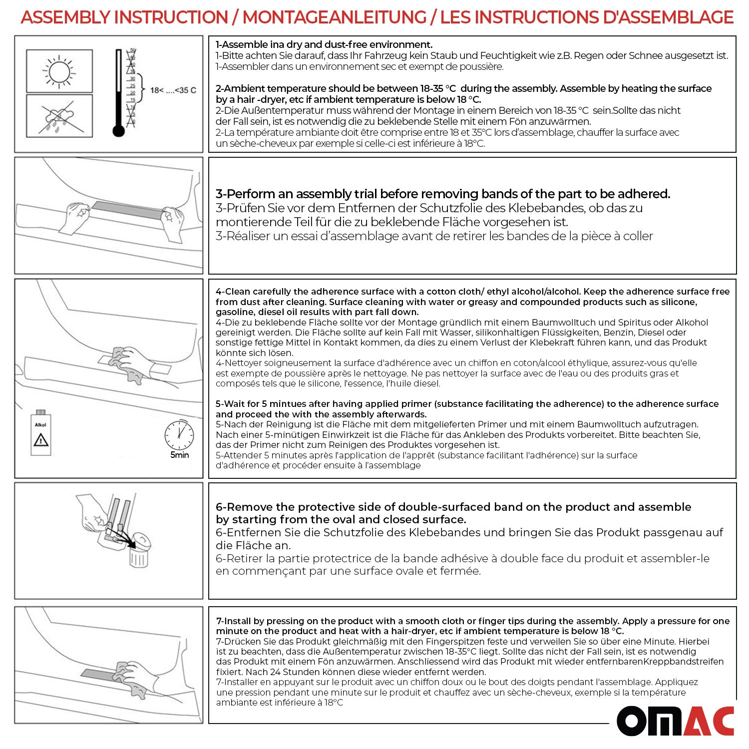 Einstiegsleisten Türschweller Exclusive für BYD Seal U / MG HS PHEV 2023-2025 4x OMAC DE