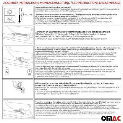 Einstiegsleisten Türschweller Exclusive für BYD Seal U / MG HS PHEV 2023-2025 4x OMAC DE