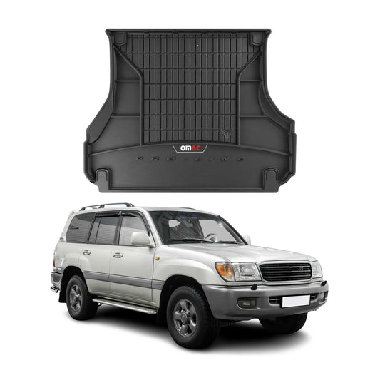 OMAC Gummi Kofferraumwanne für Toyota Land Cruiser J100 1998-2007 Schwarz TPE OMAC DE