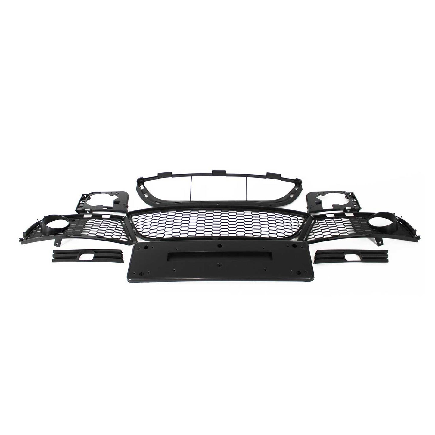 JOM Frontstoßstange für BMW E90 / E91 2005-2008 PDC + SRA Schwarz OMAC DE