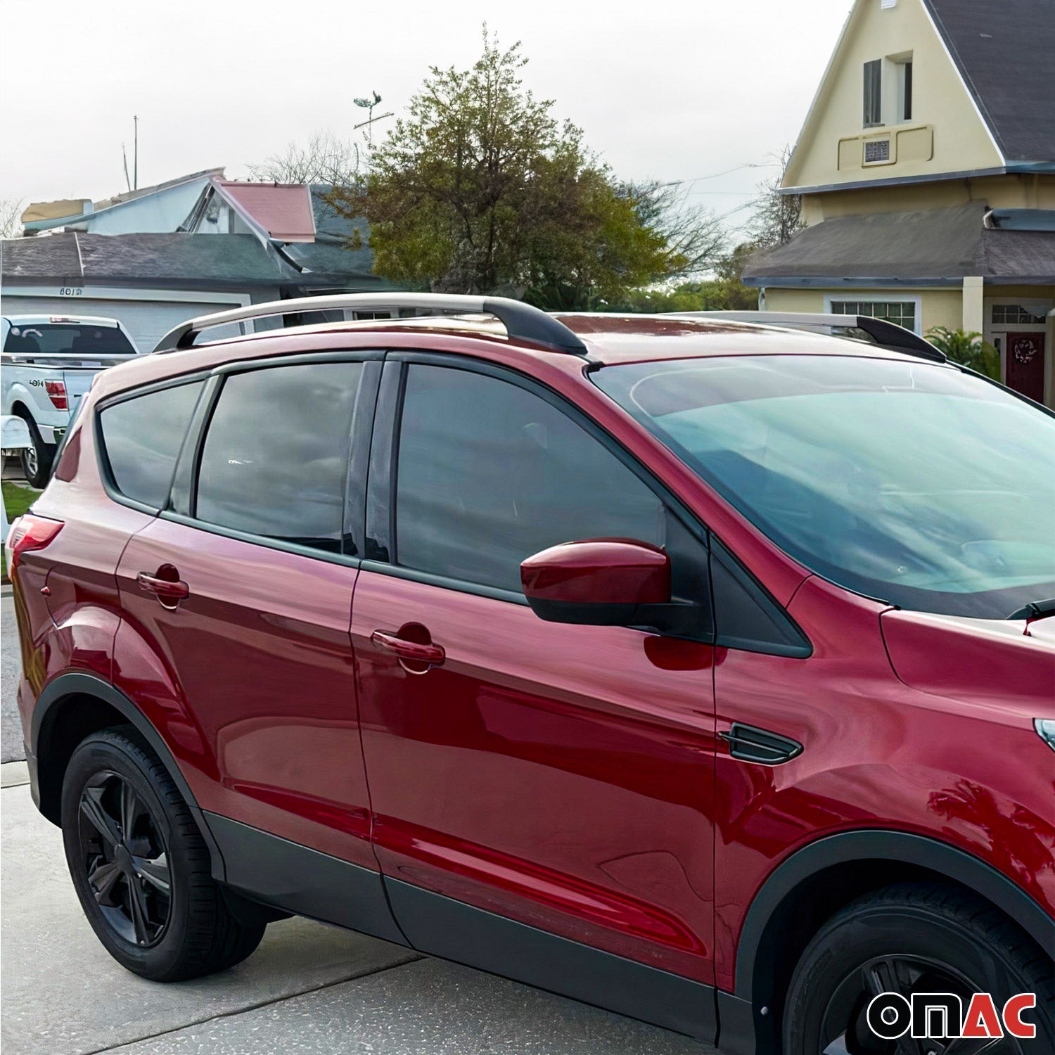 Aluminium Dachreling Relingträger für Honda CR-V V 2020-2022 Silber 2x OMAC DE