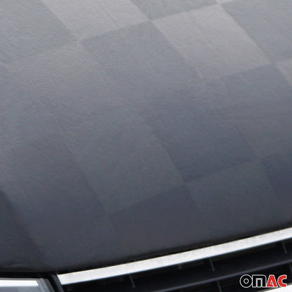 Haubenbra Steinschlagschutz Bonnet Bra für Ford Kuga I 2008-2012 Kariert Halb OMAC DE