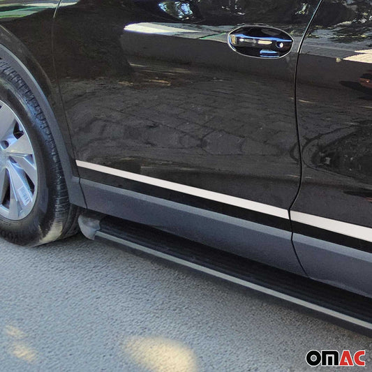 Seitentürleiste Türschutzleiste für VW Tiguan mk3 2024-2025 Edelstahl Chrom 4tlg OMAC DE