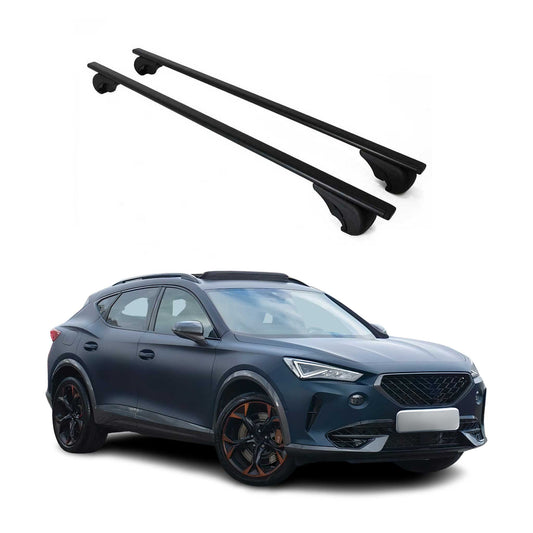 Dachträger Grundtäger für Cupra Formentor 2020-2025 75kg Metall Schwarz 2 tlg OMAC DE