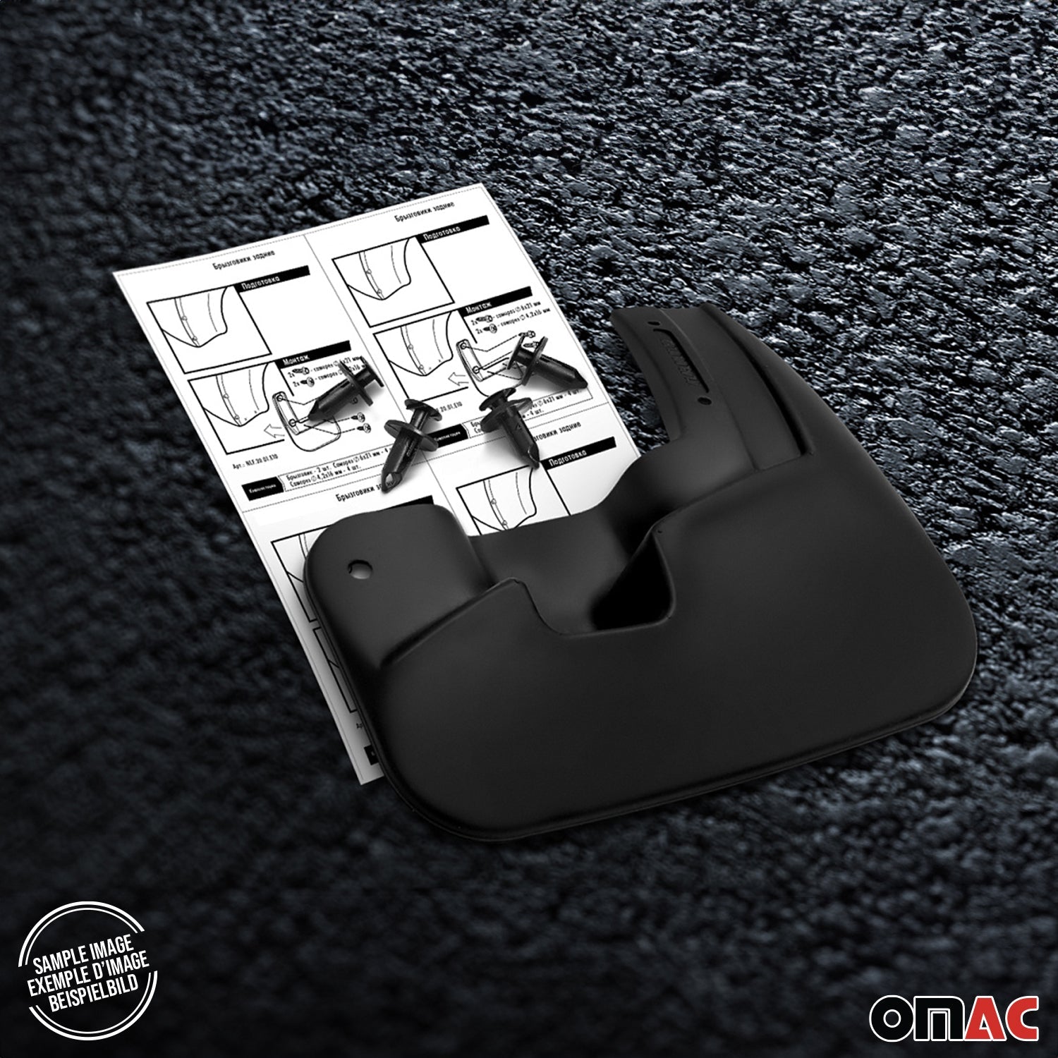 Schmutzfänger Spritzschutz Kotflügel für Jeep Compass 2011-2016 Hinten 2tlg OMAC DE