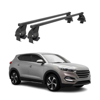 Menabo Dachträger Grundtäger für Hyundai Tucson mk3 2015-2020 50kg Stahl Schwarz OMAC DE