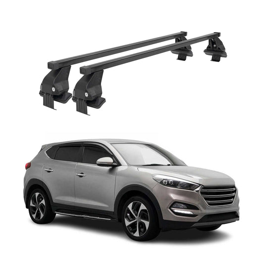 Menabo Dachträger Grundtäger für Hyundai Tucson mk3 2015-2020 50kg Stahl Schwarz OMAC DE