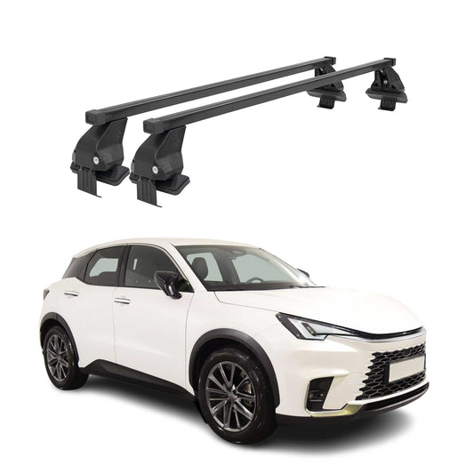 Menabo Dachträger Grundträger für Lexus LBX 2023-2025 Stahl Schwarz 2tlg OMAC DE