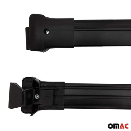 Dachträger Gepäckträger für Dacia Duster 2010-13 Pre-FL Relingträger Alu Schwarz OMAC DE