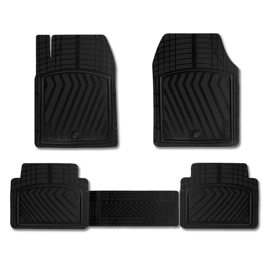 2023-2025 Fiat 600E Fußmatten Gummimatte 3D Gummi TPE Matte Schwarz 4tlg OMAC DE