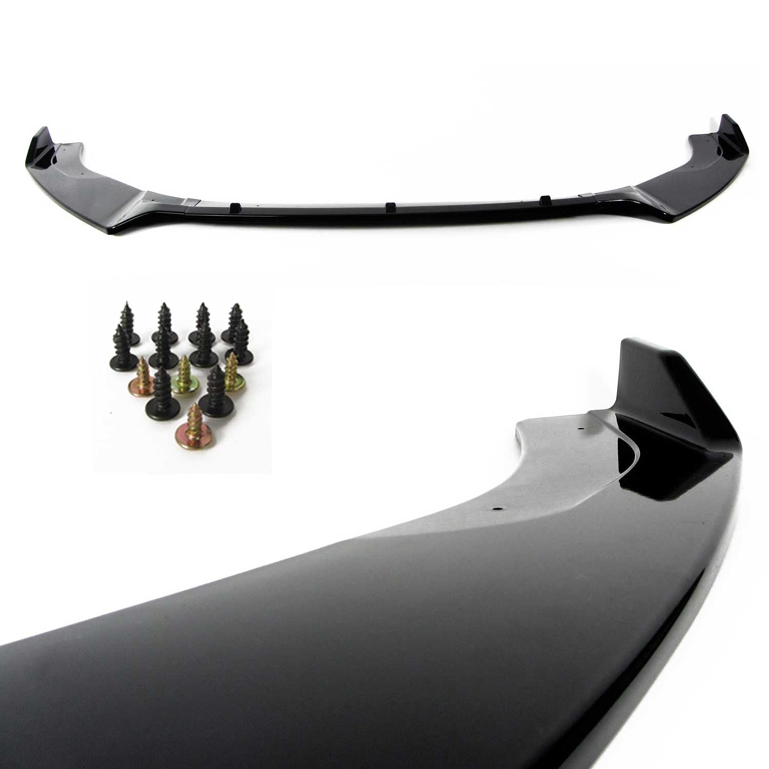 JOM Frontspoiler Lippe Splitter für VW Golf 7 GTi Bj. 2012-2018 schwarz glänzend OMAC DE