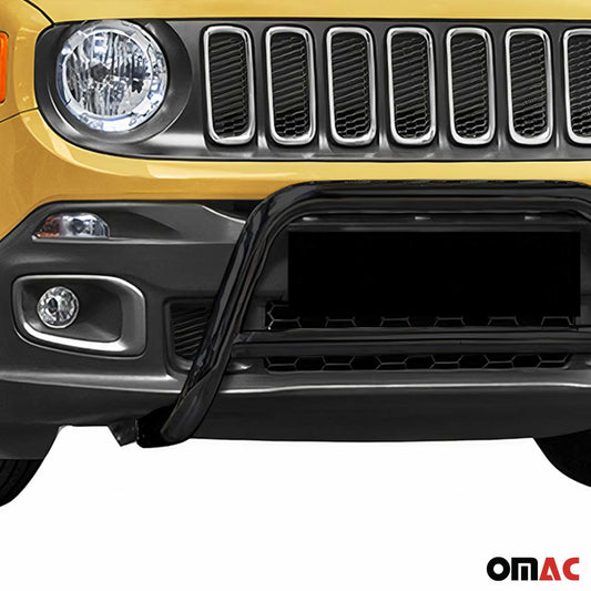 Frontbügel Frontschutzbügel für Jeep Renegade 2014-2024 Stahl Schwarz mit ABE OMAC DE