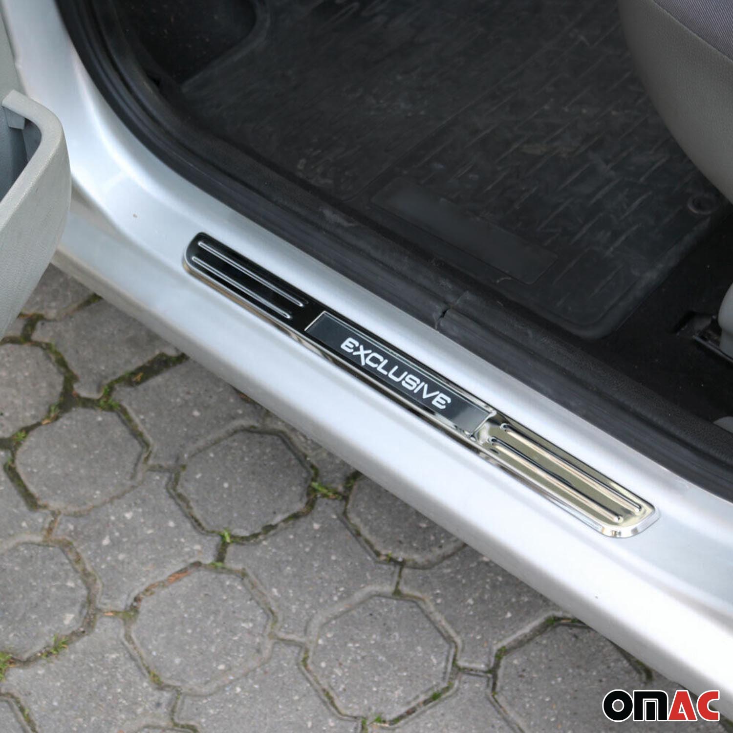 Einstiegsleisten Türschweller Exclusive für Fiat Bravo 2008-2015 Edelstahl 2x OMAC DE