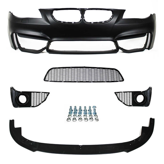 JOM Stoßstange für BMW E60 Limo 2003-2010 / E61 Touring 2004-2010 Schwarz 1tlg OMAC DE