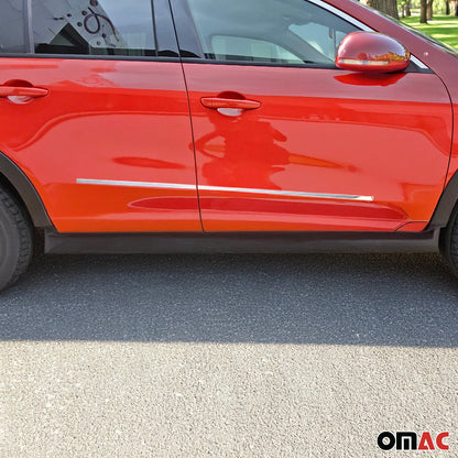 Seitentürleiste Türleisten Türschutzleiste für Fiat 600e 2023-2025 Chrom 4x OMAC DE