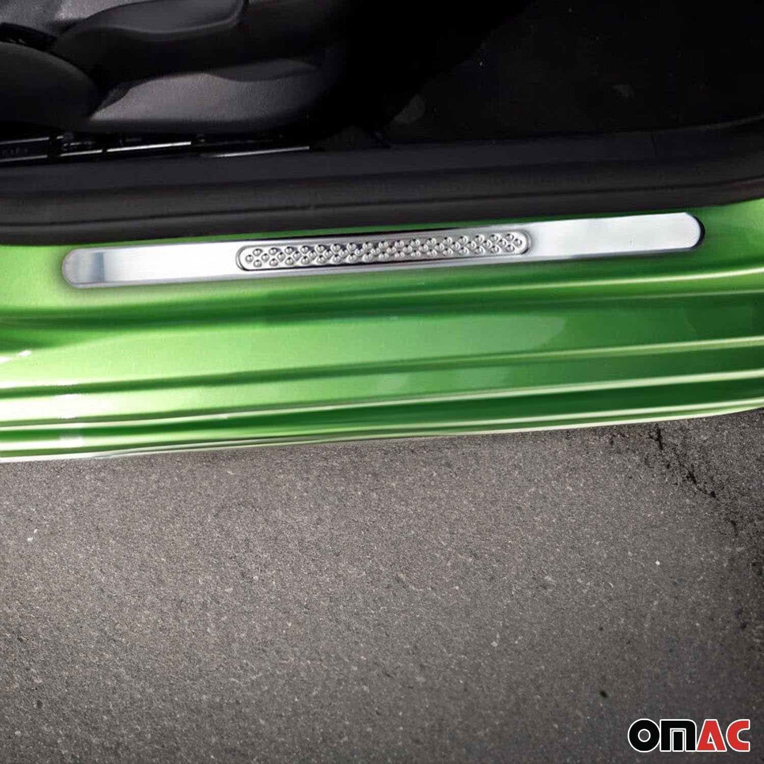 Einstiegsleisten Türschweller für Honda Civic IX 2011-2015 Edelstahl Silber 2tlg OMAC DE