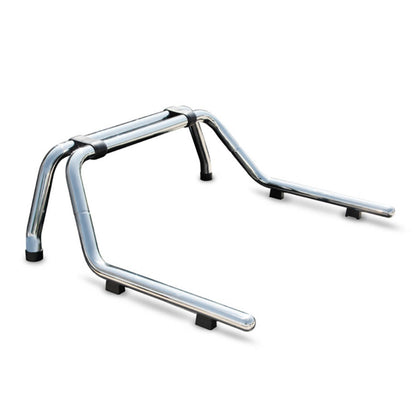 Überrollbügel Rollbar für Nissan Navara D22 1999-06 Gefärbten Stahl Ø76 Schwarz OMAC DE