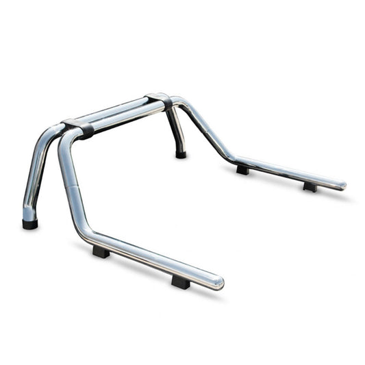 Überrollbügel Rollbar für Nissan Navara D22 1999-06 Gefärbten Stahl Ø76 Schwarz OMAC DE