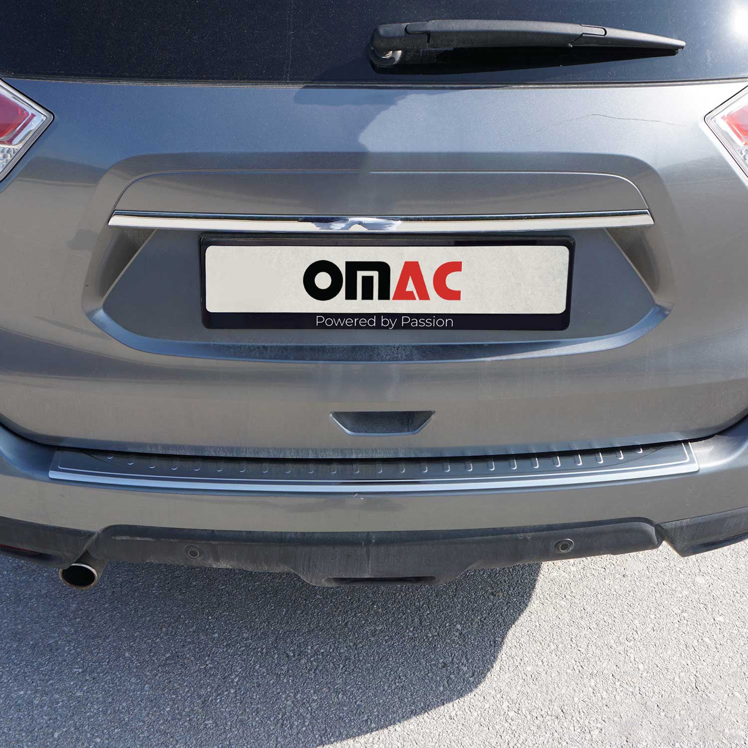 Ladekantenschutz Stoßstange für Nissan X-Trail T32 2014-2021 Edelstahl Chrom OMAC DE