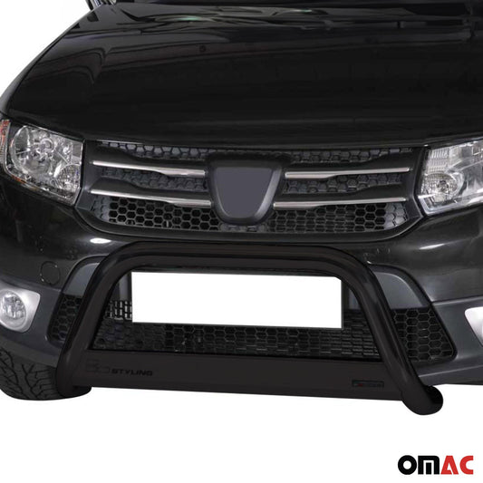 Frontbügel Frontschutzbügel für Dacia Sandero Stepway 2013-2020 Schwarz ø63mm OMAC DE