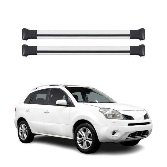 Dachträger Grundtäger für Renault Koleos mk2 2016-2025 75kg Alu Silber 2 tlg OMAC DE
