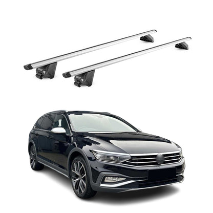 Dachträger für VW Passat Variant Alltrack B8 2014-2025 100kg Alu Silber 2x ABE OMAC DE