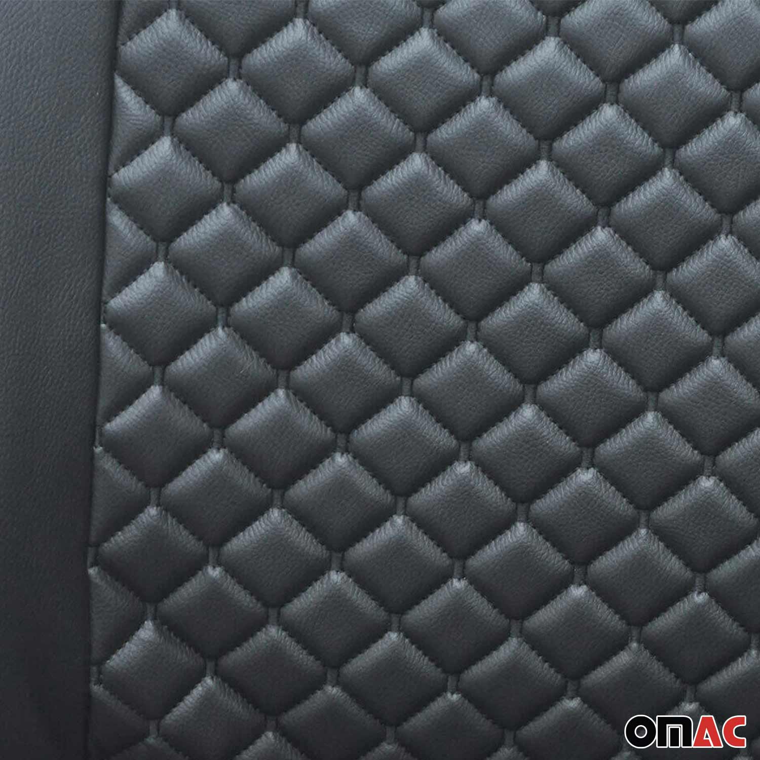 Sitzbezüge Schonbezüge für Mercedes Vito W447 2014-2025 Kunstleder Schwarz 1tlg OMAC DE